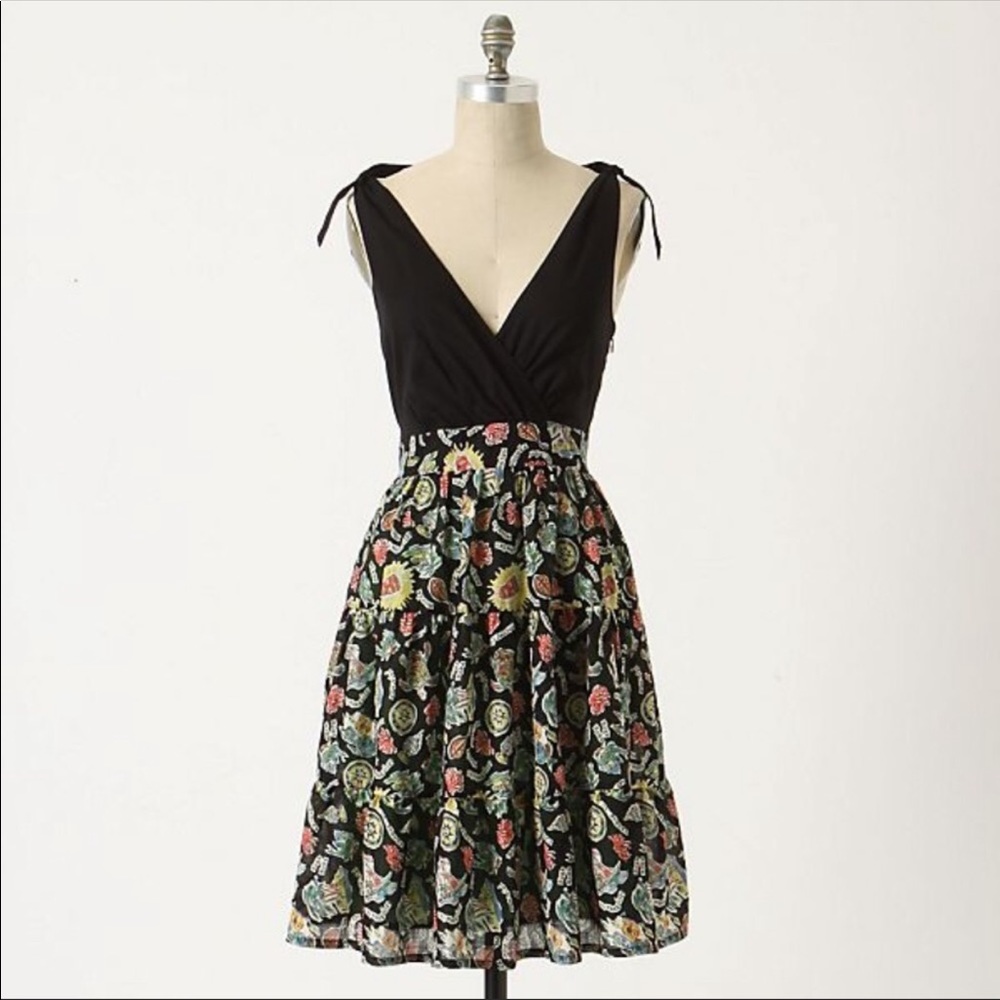 Anthropologie Maeve Polynesian dress